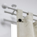 Держатель двухрядный потолочный Inspire, металл, цвет белый, 2 см