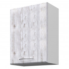 Шкаф навесной "Сосна выбеленная-1" 67.6x50 см ЛДСП цвет белый