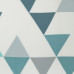 Тюль на ленте Ромбы 250x260 см цвет бирюзовый
