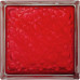 Стеклоблок Богема Савона цвет ярко-рубиновый