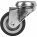 Колесо поворотное STANDERS без тормоза, отверстие под штифт, для твёрдого пола, 50 мм, до 40 кг, цвет серый