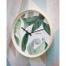 Часы настенные Troykatime «Зелёные листья» ø30 см