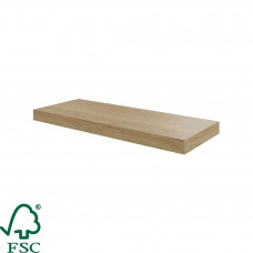 Полка мебельная Spaceo Oak, 600x235x38 мм, МДФ, цвет дуб