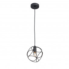 Светильник подвесной Vitaluce Патрисия, 1 лампа, 2 м², цвет черный