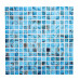 Мозаика 32.7х32.7 см стекломасса цвет синий