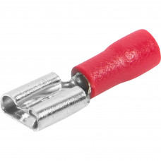 Штекер РпИм 1.5-6.3 1.5 мм², цвет красный, 10 шт.