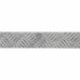 Уголок алюминиевый рифлёный 40х40х1.5 мм 1 м цвет серебро