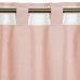 Штора на ленте со скрытыми петлями Pharell Bistro 5 140x280 см цвет светло-розовый