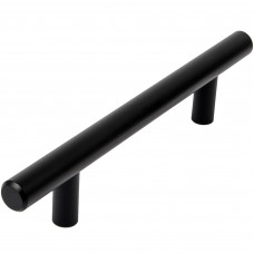 Ручка-рейлинг мебельная Kerron R-3020 96 мм, цвет матовый черный