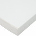 Полка мебельная закруглённая секторальная 350x350х16 мм, ЛДСП, цвет белый премиум