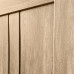 Дверь межкомнатная Бергамо остеклённая ПВХ ламинация цвет европейский дуб 60х200 см (с замком и петлями)