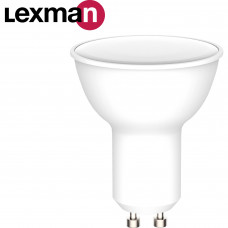 Лампа светодиодная Lexman Plastic Frosted GU10 220-240 В 5.5 Вт матовая 500 лм нейтральный белый свет