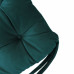 Подушка для стула "Бархат" 40x36x6 см цвет изумруд