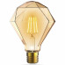 Лампа светодиодная Lexman Diamond E27 220-240 В 5 Вт янтарная 470 лм теплый белый свет