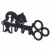 Ключница DuckandDog «Кот», 190х99х19 мм, сталь, цвет чёрный матовый