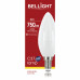 Лампа светодиодная Bellight E14 220-240 В 8 Вт свеча матовая 750 лм теплый белый свет
