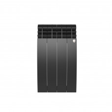 Радиатор Royal Thermo BiLiner 500 4 секции Noir Sable боковое подключение биметалл