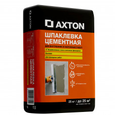 Шпаклевка цементная Axton базовая, 25 кг