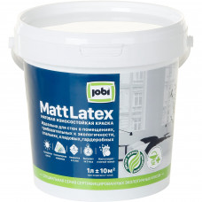 Краска для стен и потолков Jobi «Mattlatex» база А 1 л