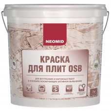 Краска для плит OSB Neomid 7 кг цвет белый