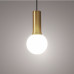 Светильник подвесной Inspire Hoki 1 лампа 3 м² цвет латунь