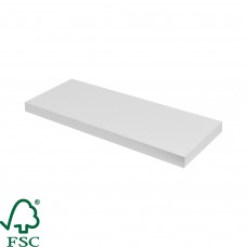 Полка мебельная Spaceo White, 600x235x38 мм, МДФ, цвет белый