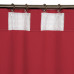 Штора на ленте со скрытыми петлями Pharell Carmen 4 140x280 см цвет красный