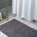 Штора для ванны Grid 180x200 см, полиэстер, цвет белый/жёлтый
