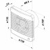 Вентилятор осевой вытяжной Вентс D100 мм 34 дБ 98 м³/ч таймер цвет белый