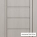 Дверь входная металлическая Альта, 860 мм, левая, цвет графит/белое дерево