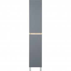 Пенал напольный Соло 28x173x26 см цвет серый