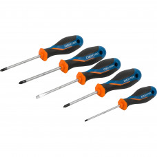 Набор отверток Dexter SL/PH/PZ 5 шт. Набор отверток Dexter SL/PH/PZ 5 шт.