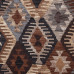 Штора на ленте «Марокко» 145x260 см геометрия цвет коричневый