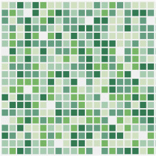 Панель ПВХ листовая 0.3 мм 960х480 мм Весна мозаика 0.46 м²