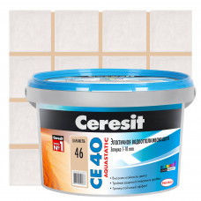 Затирка цементная Ceresit CE 40 водоотталкивающая 2 кг цвет карамель