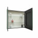 Шкаф зеркальный подвесной Montero Black LED с подсветкой 80х80 см цвет черный
