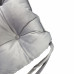 Сидушка для стула «Бархат» 40x36 см цвет серый