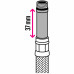Гибкая подводка для воды Equation 1/2" М10-37 штуцер-гайка 40 см