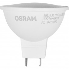 Лампа светодиодная Osram GU5.3 220-240 В 4 Вт спот матовая 300 лм холодный белый свет