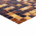 Мозаика 32.7х32.7 см стекломасса цвет коричневый