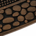 Коврик Viking, 50x75 см, полиэстер/резина, цвет коричневый
