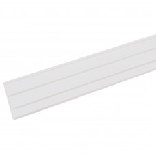 Карниз шинный трехрядный «Эконом» в наборе 300 см пластик цвет белый