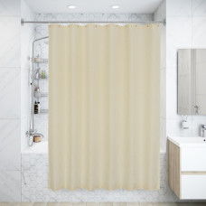 Штора для ванной комнаты «Dagha» 180x180 см цвет бежевый