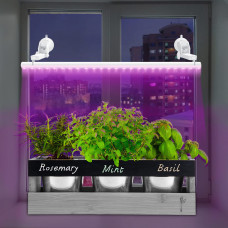 Светильник для растений на кронштейне с присосками Ritter 56300 6, 10 Вт, 13,5 μmol/s, 572 мм, фиолетовый свет