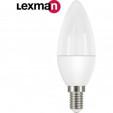 Лампа светодиодная Lexman Candle E14 175-250 В 6.5 Вт матовая 600 лм нейтральный белый свет