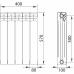 Радиатор Equation 500/100 5 cекций боковое подключение биметалл