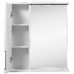 Шкаф зеркальный подвесной «Венто» 60x70 см цвет белый