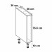 Каркас напольный Delinia ID 30x76.8x56 см, ЛДСП, цвет белый