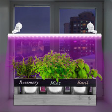 Светильник для растений на кронштейне с присосками Ritter 56301 3, 14 Вт, 21 μmol/s, 872 мм, фиолетовый свет