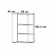 Каркас навесной Delinia ID 60x102.4x35 см, ЛДСП, цвет белый
